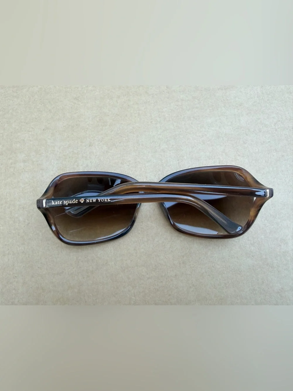 Vintage Kate Spade Mollie/S Oversized Brown Sunglasses with Original Case